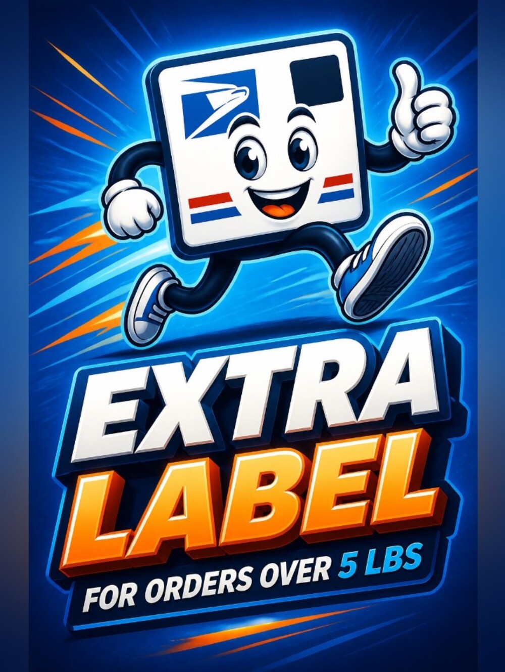 𝗘𝘅𝘁𝗿𝗮 𝗦𝗵𝗶𝗽𝗽𝗶𝗻𝗴 𝗟𝗮𝗯𝗲𝗹 𝗢𝗿𝗱𝗲𝗿𝘀 𝗢𝘃𝗲𝗿 𝟱𝗹𝗯𝘀.